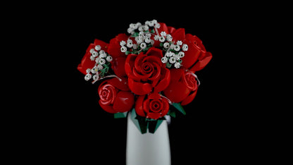 (Remote Version With Music)Briksmax 2.0 Light Kit For  Bouquet of Roses 10328
