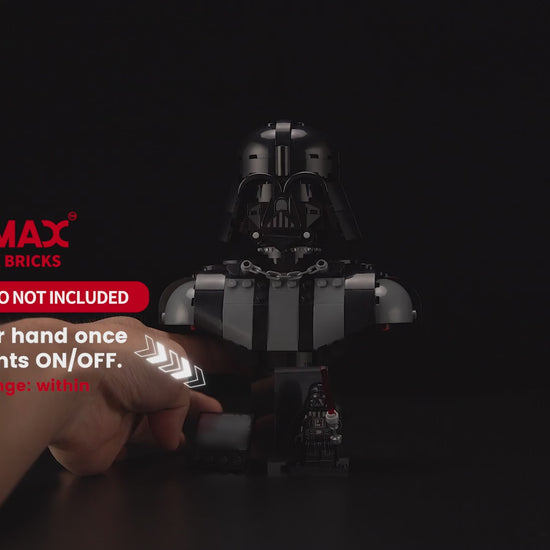 Light Kit for Darth Vader Bust 75439-Briksmax 2.0
