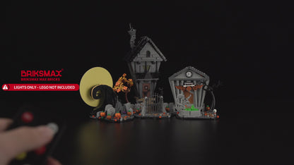 Remote Light kit for Disney Tim Burton's The Nightmare Before Christmas 21351 - Briksmax 2.0