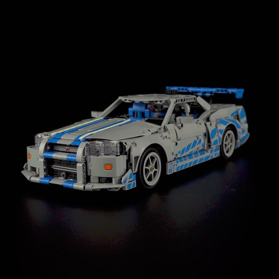 Briksmax 2.0 Light Kit For 2 Fast 2 Furious Nissan Skyline GT-R (R34) Car #42210