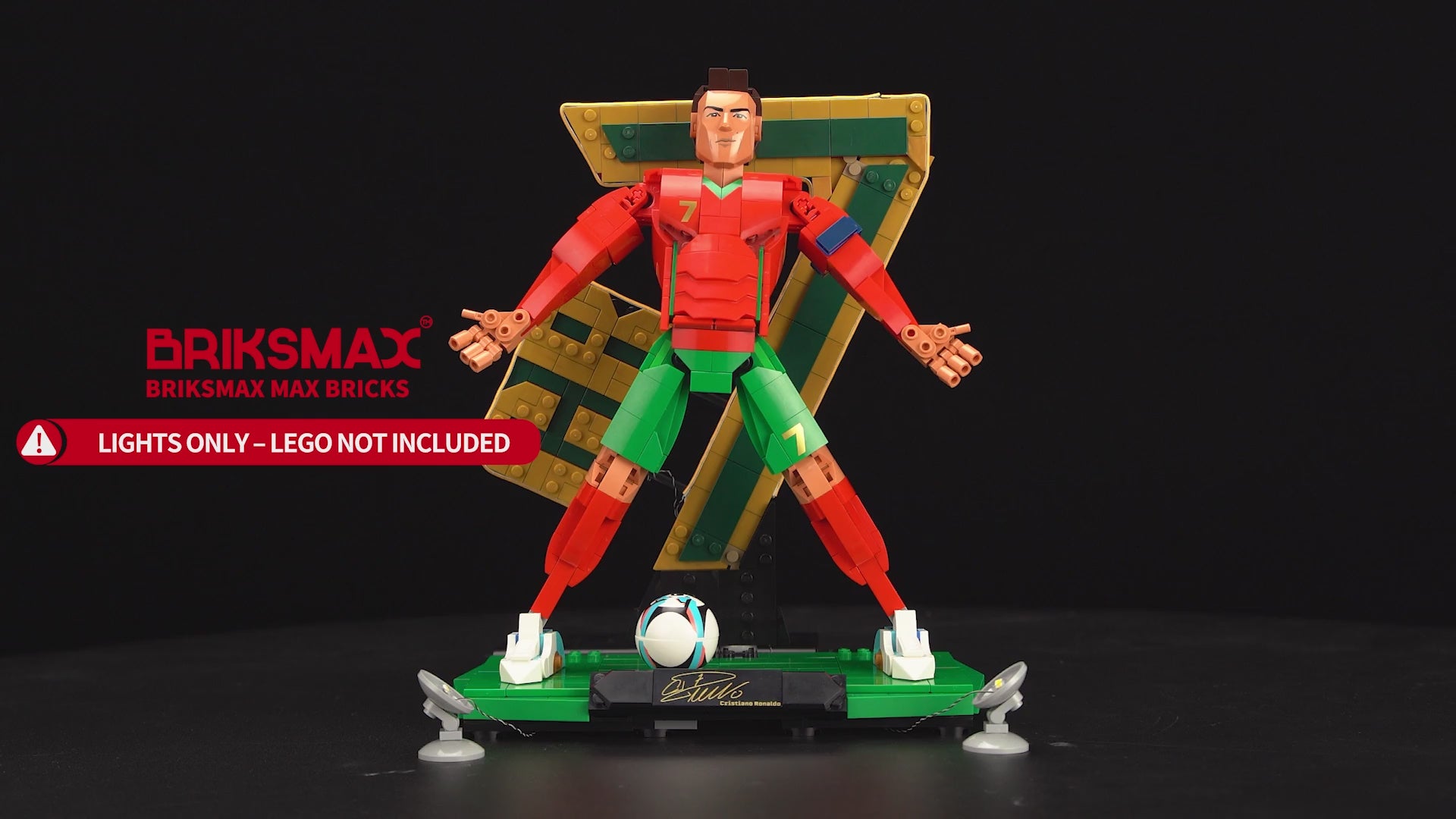 Light kit for Cristiano Ronaldo – Soccer Legend 43016 |  Classic Warm Edition