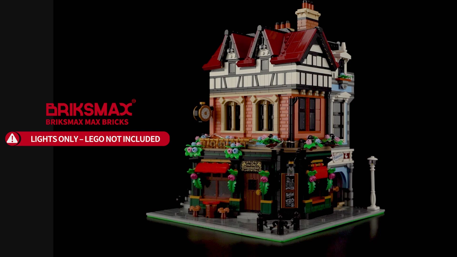 Light Kit For Tudor Corner 10350(Christmas Version)- Briksmax 2.0
