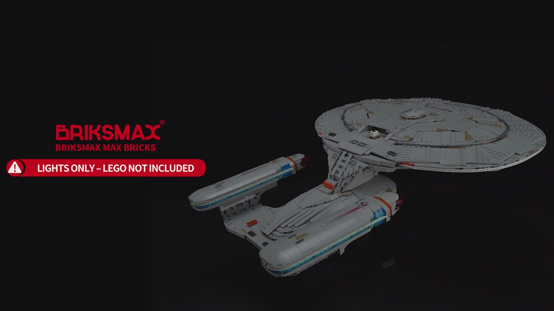 Beleuchtungsset für Star Trek: USS Enterprise NCC-1701-D 10356 (Premium-Version) - Briksmax 2.0