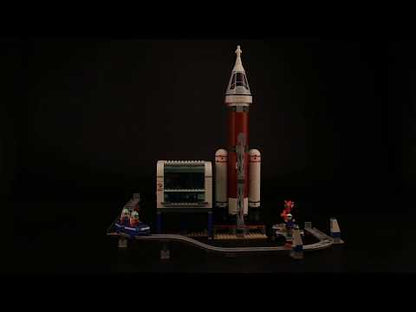 Beleuchtungsset für Weltraumrakete und Startkontrolle 60228