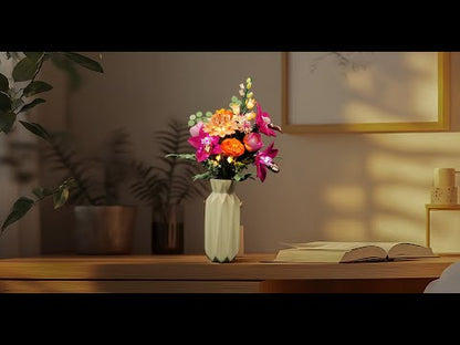 Lichtset für hübschen rosa Blumenstrauß 10342-Briksmax