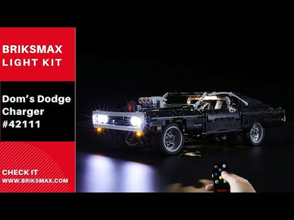 Briksmax-Beleuchtungsset für Doms Dodge Charger 42111
