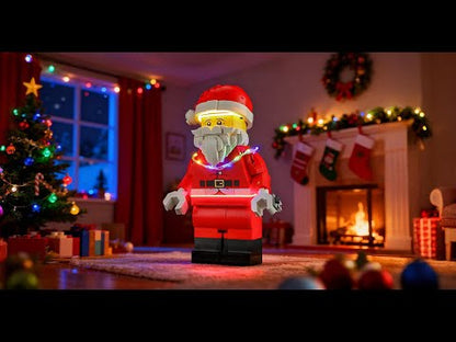 Kit d'éclairage pour figurine de Père Noël agrandie n° 40820 - Briksmax 2.0