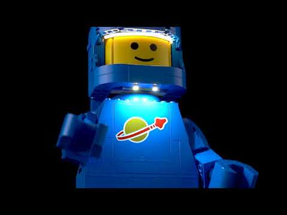 Light Kit for Up-Scaled Blue Astronaut Minifigure 40921- Briksmax 2.0