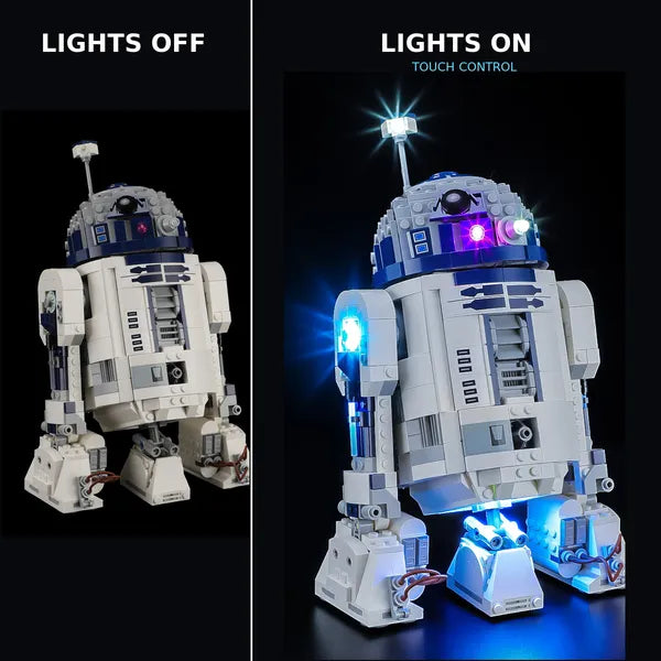 Touch Control Light Kit for Star Wars R2-D2 75379-Briksmax 2.0
