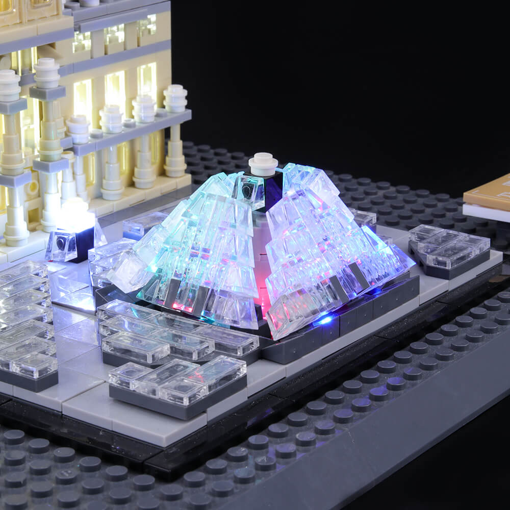 Lego Light Kit For Louvre 21024  BriksMax