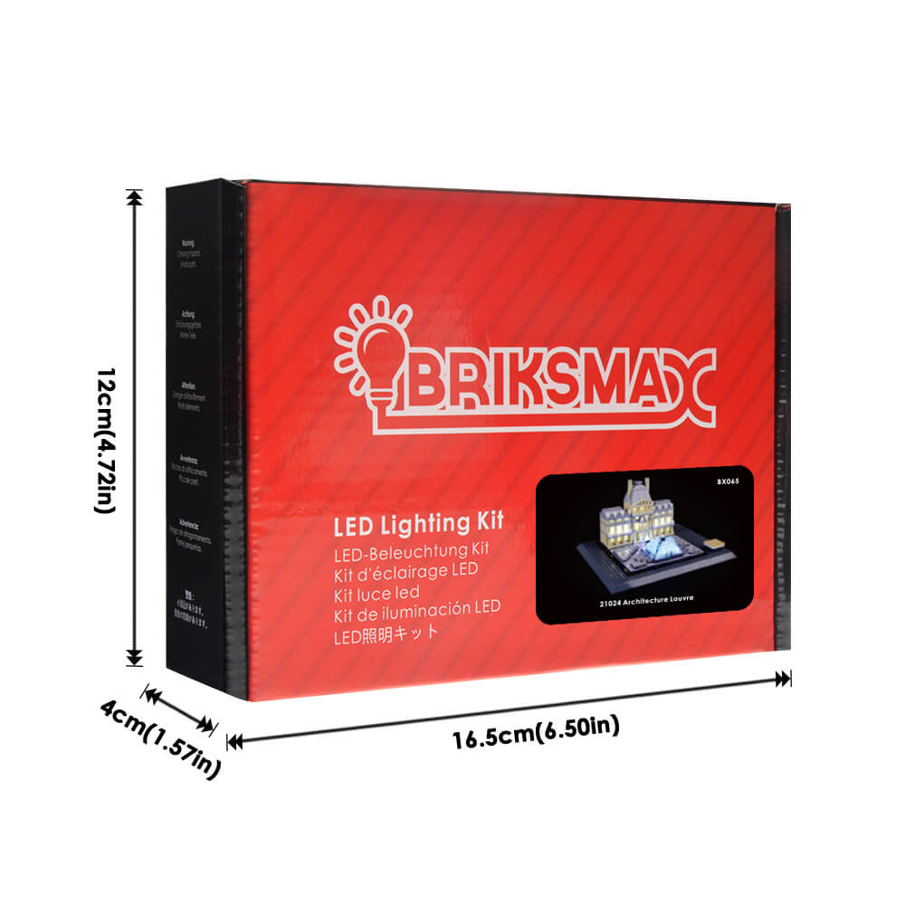 Lego Light Kit For Louvre 21024  BriksMax