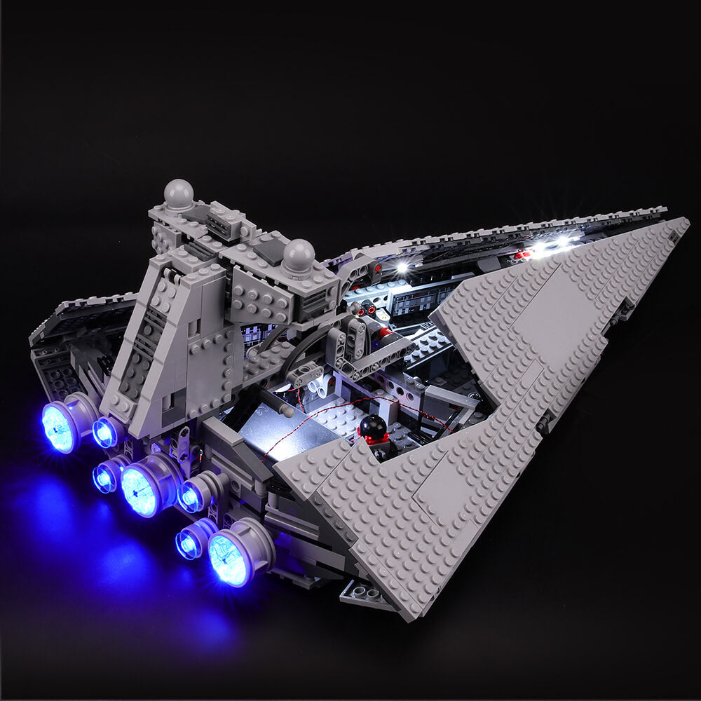 light up lego star wars set 75055
