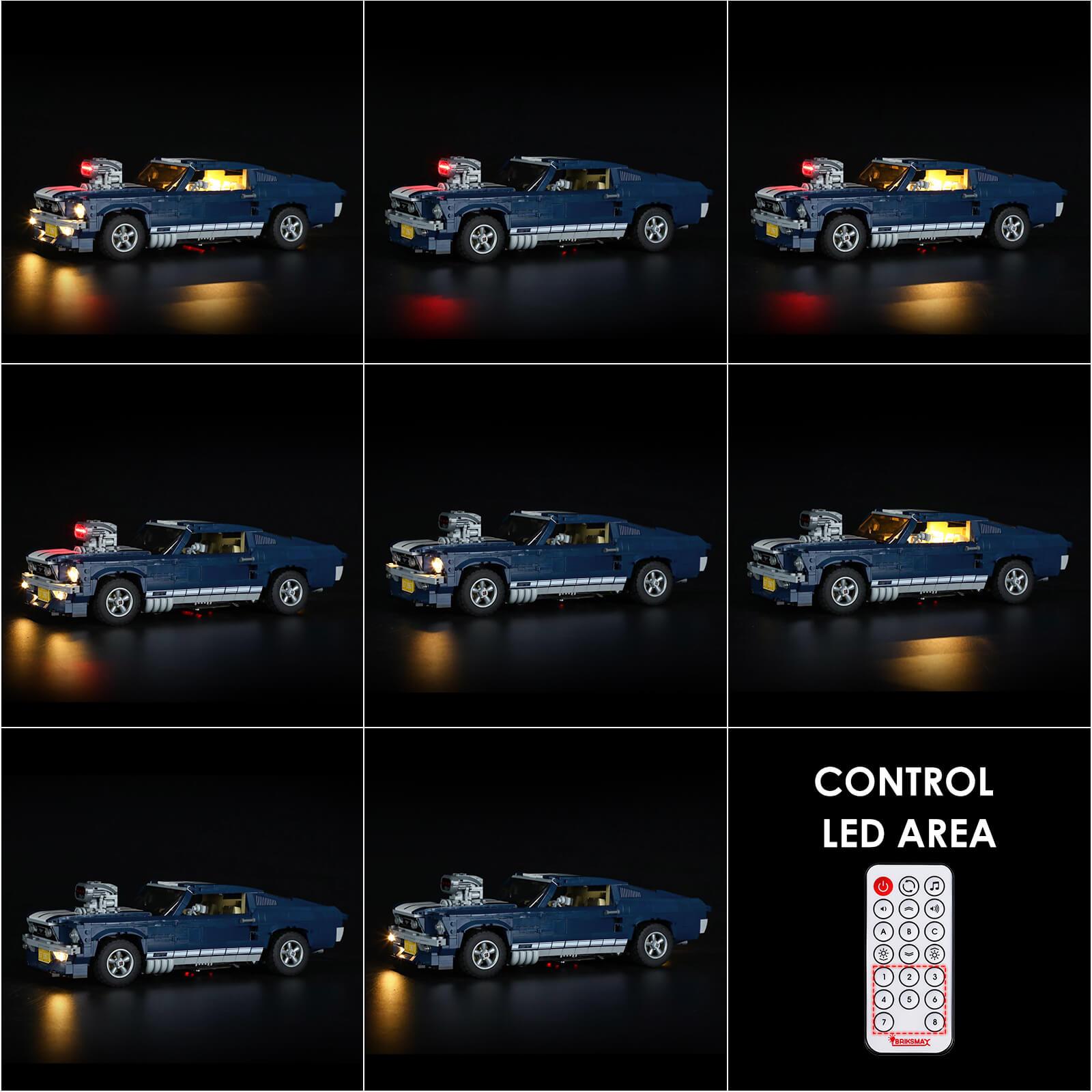 remote control led area of lego 10265