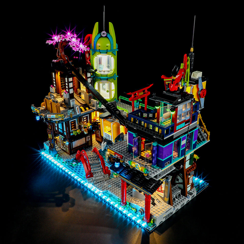 Light Kit For LEGO® NINJAGO® City Markets 71799
