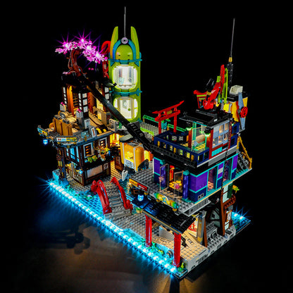 Light Kit For LEGO® NINJAGO® City Markets 71799