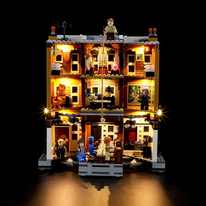 Add led light to lego 12 Grimmauld Place 76408