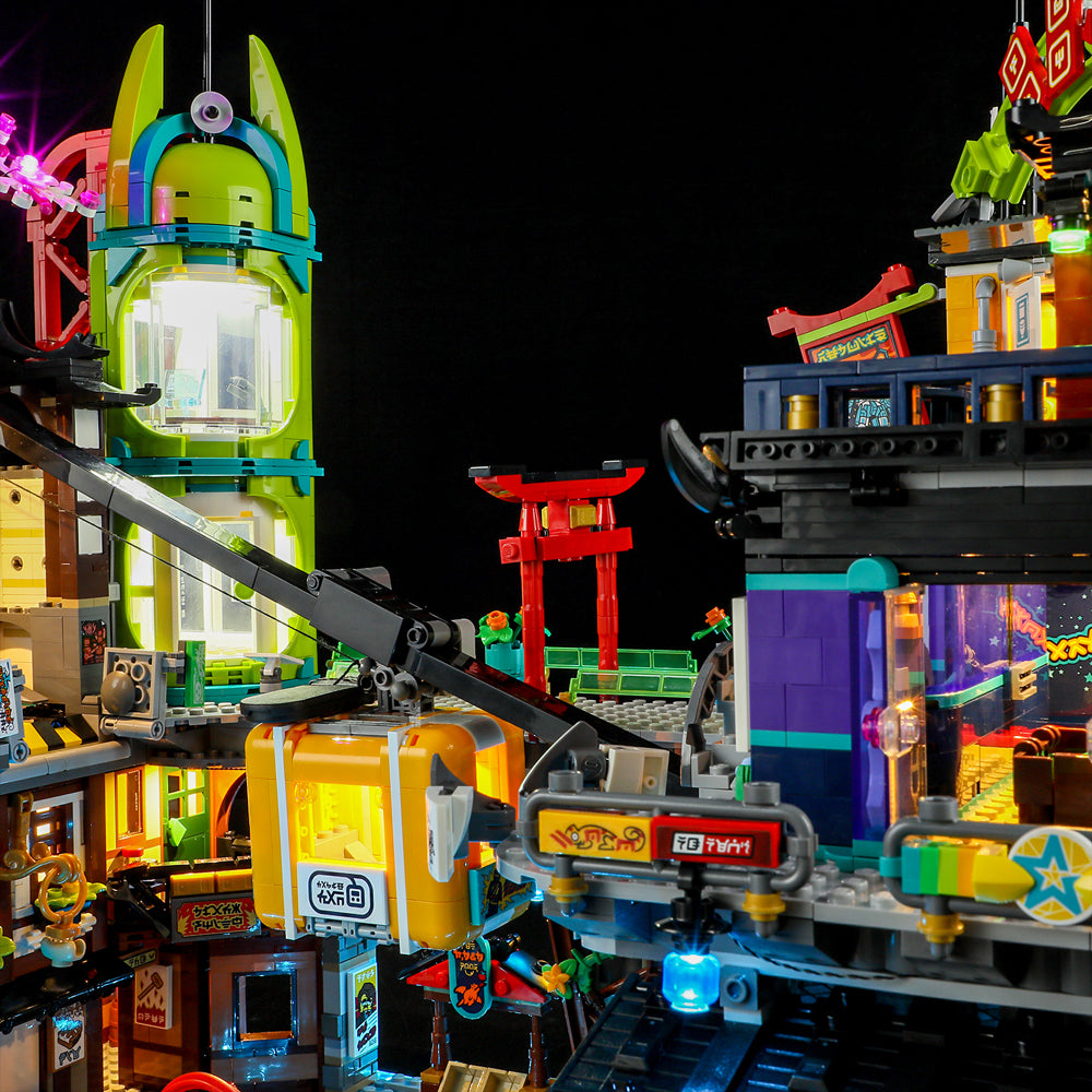 Light Kit For LEGO® NINJAGO® City Markets 71799