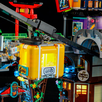 Light Kit For LEGO® NINJAGO® City Markets 71799