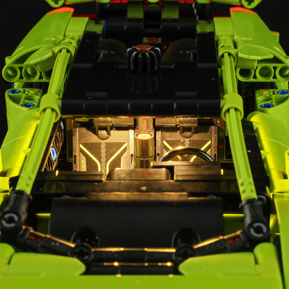 Light kit For LEGO Lamborghini Huracán Tecnica 42161