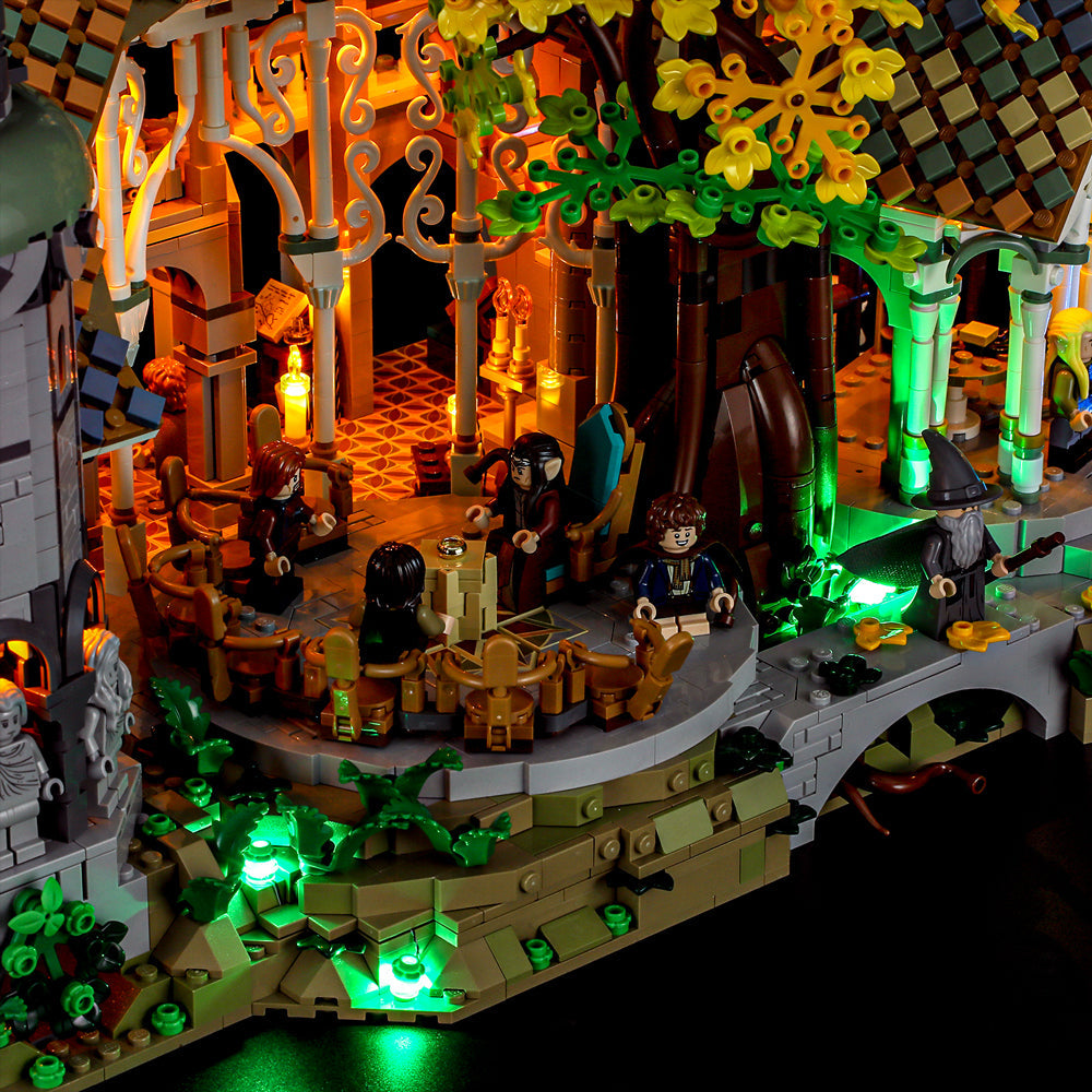 Kit d'éclairage pour Lego 10316 The Lord of The Rings Rivendell