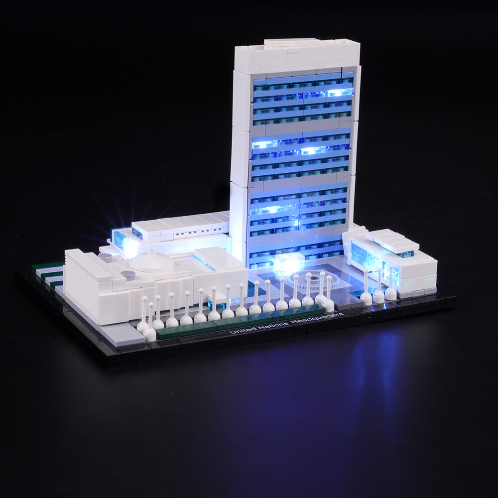 Lego Light Kit For United Nations Headquarters 21018  BriksMax