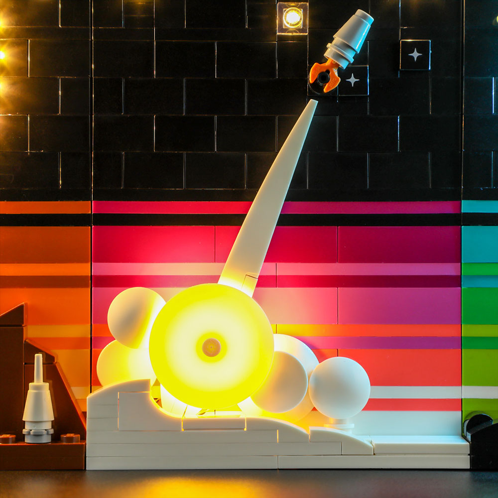 BriksMax Light Kit For Tales of the Space Age 21340