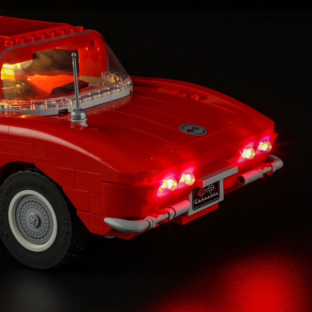 Briksmax Light Kit For LEGO Chevrolet Corvette 1961 10321