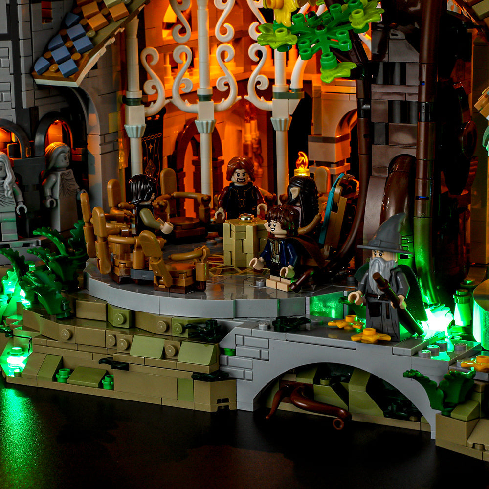 Briksmax Light Kit For THE LORD OF THE RINGS: RIVENDELL™ 10316