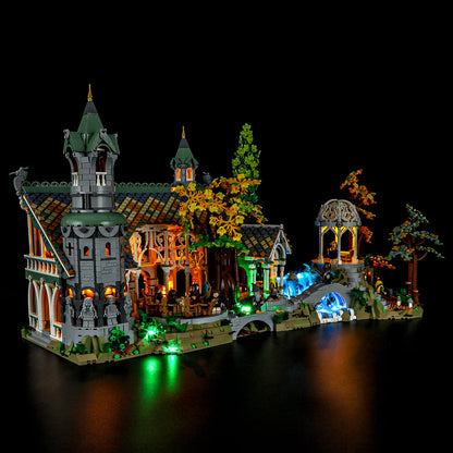 Briksmax Light Kit For THE LORD OF THE RINGS: RIVENDELL™ 10316