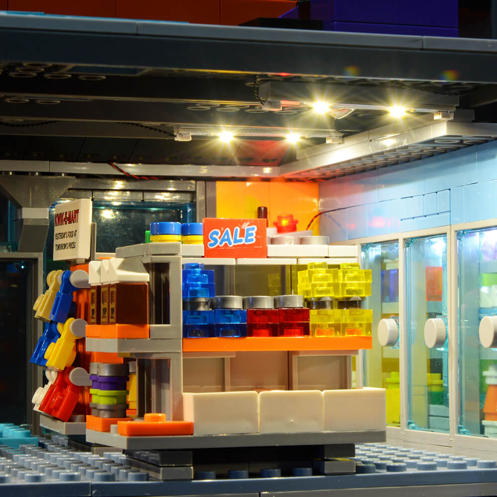 Lego Light Kit For Simpsons Kwik-E-Mart 71016  BriksMax