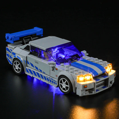 Briksmax Light Kit For 2 Fast 2 Furious Nissan Skyline GT-R (R34) 76917