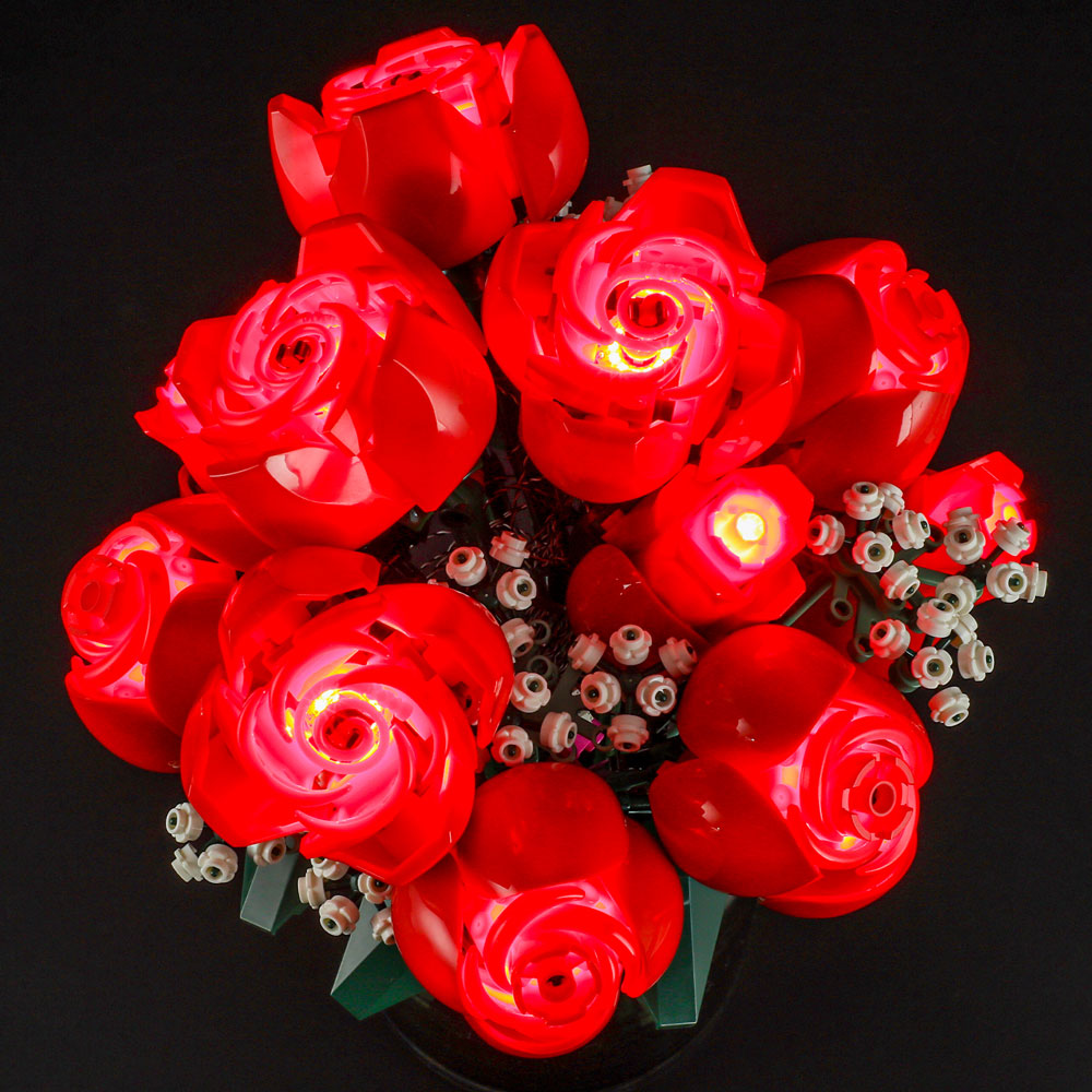 Briksmax Light Kit For Bouquet of Roses 10328