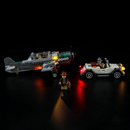 Briksmax Light Kit For LEGO Fighter Plane Chase 77012
