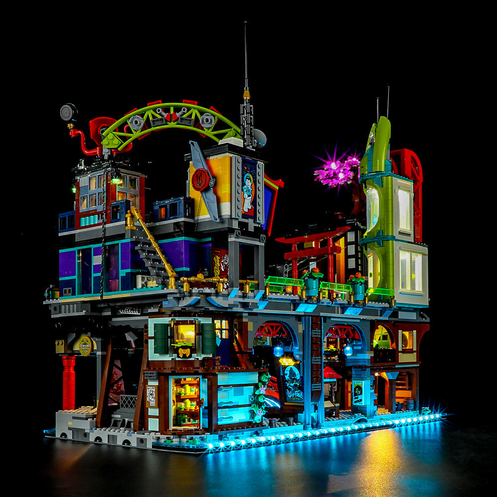 Light Kit For LEGO® NINJAGO® City Markets 71799