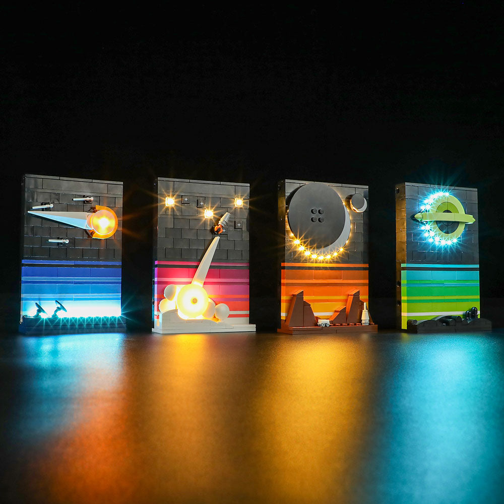 BriksMax Light Kit For Tales of the Space Age 21340
