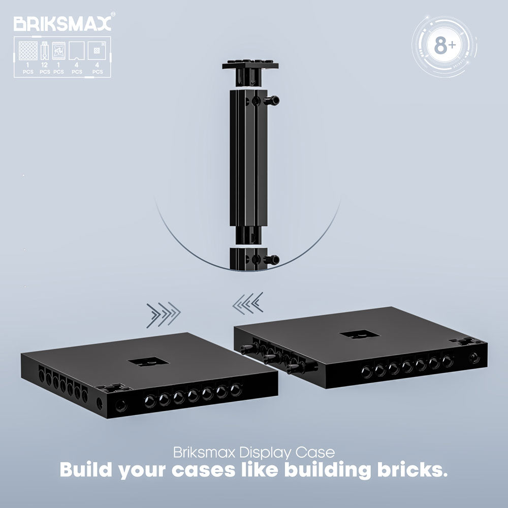 Briksmax-Vitrine für LEGO-Helme (Produktgewicht: 1,090 kg)