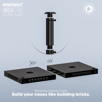 Briksmax-Vitrine für LEGO-Helme (Produktgewicht: 1,090 kg)