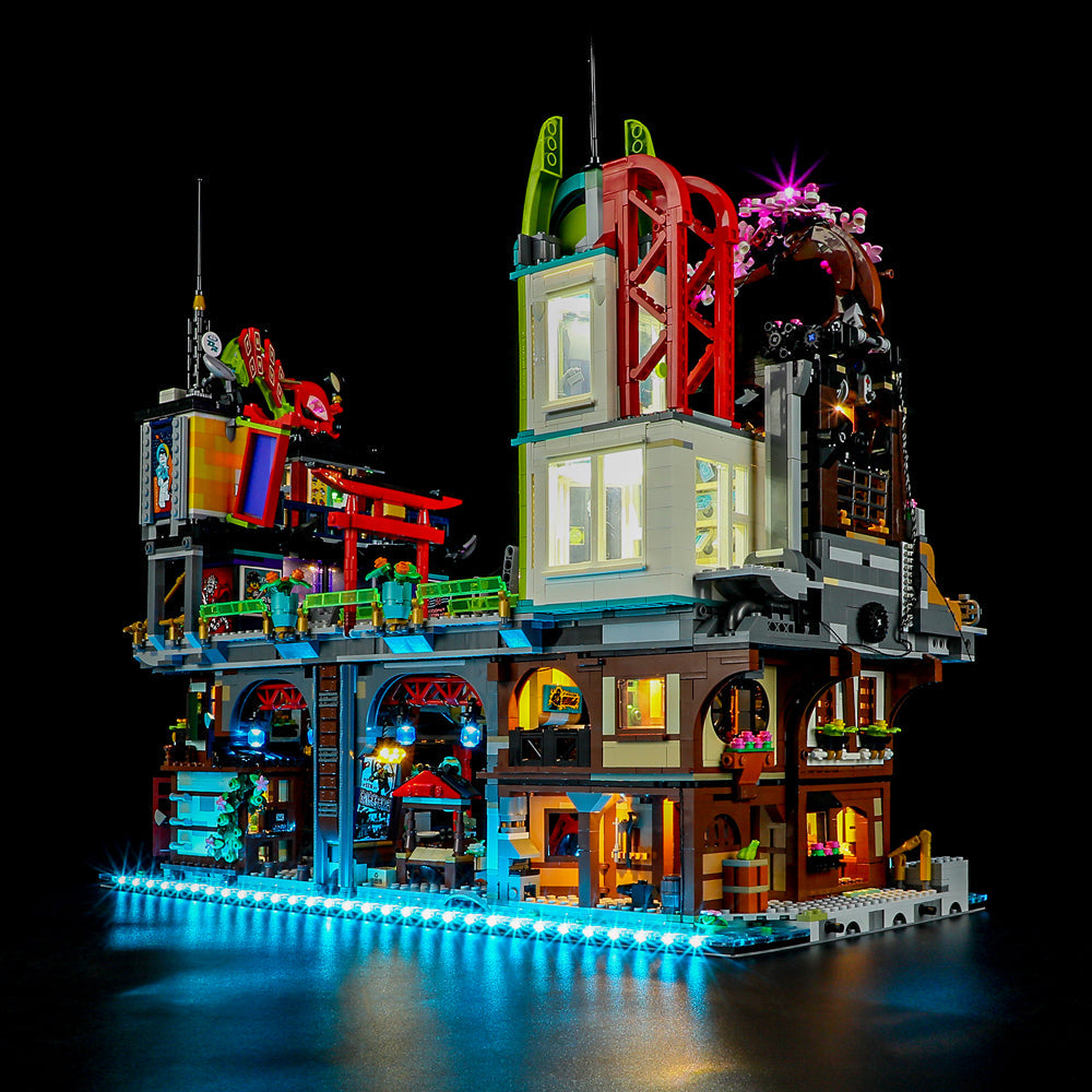 Light Kit For LEGO® NINJAGO® City Markets 71799