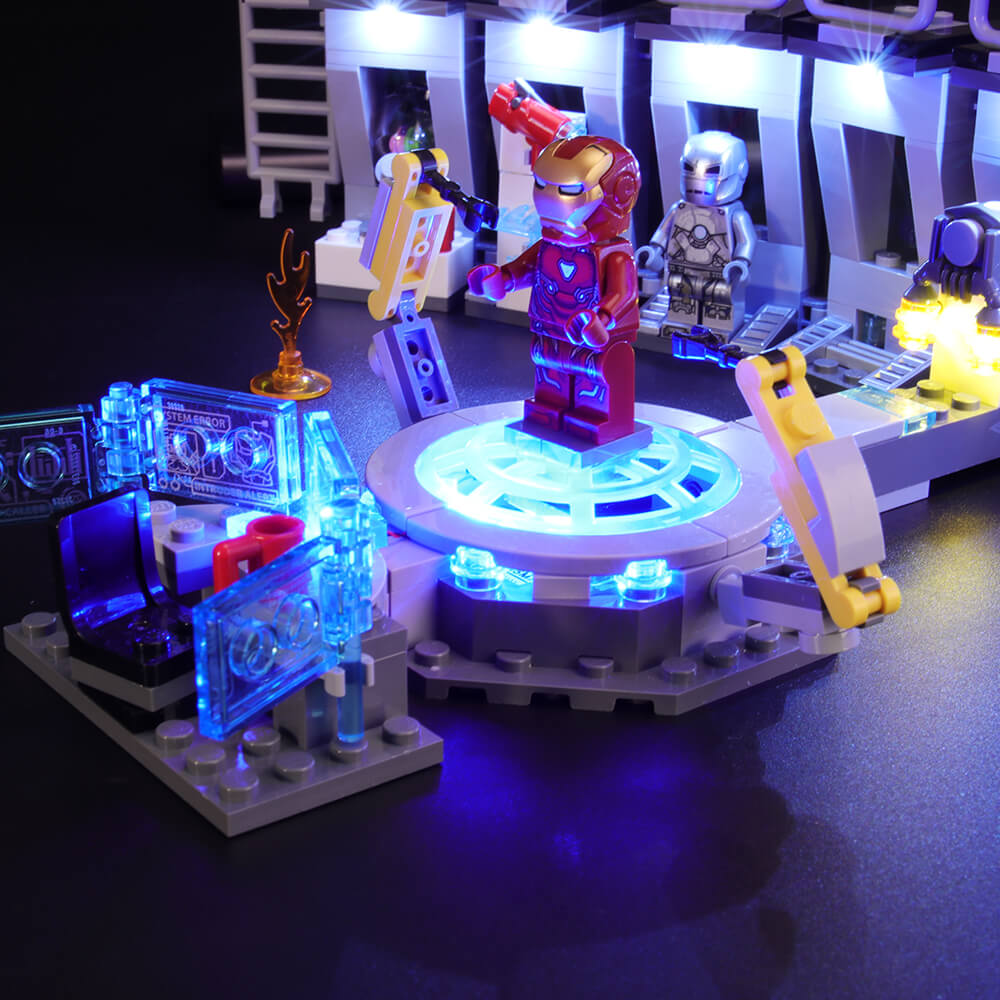 Lego Light Kit For Iron Man Hall of Armor 76125  BriksMax