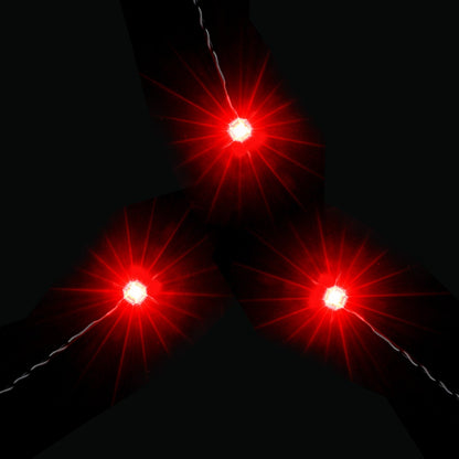 30cm Red Slow Flashing Dot Lights(Three Pack)