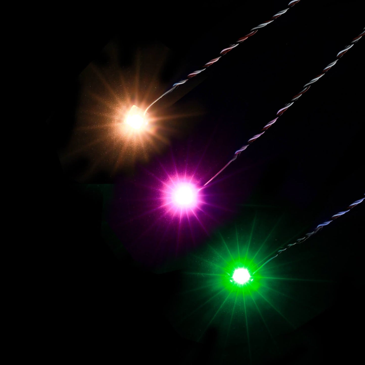 Dot Lights（RGB Multiple Colors) 15cm-(Three Pack)