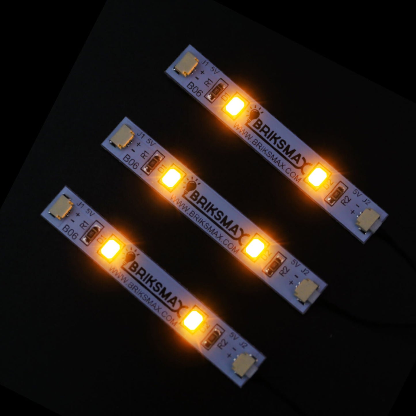 1*6 Lego Brick Strip Lights-(Three Pack,In Many Colors)