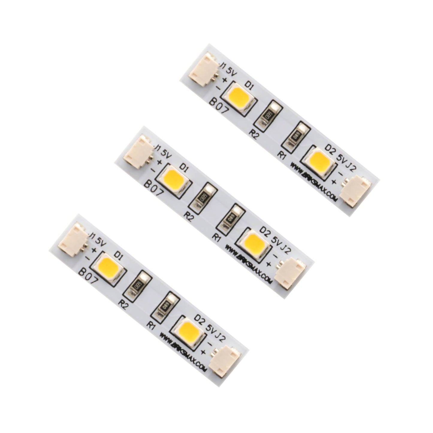 1*4 Lego Brick Strip Lights (Warm White , Three Pack) — Version 2.0