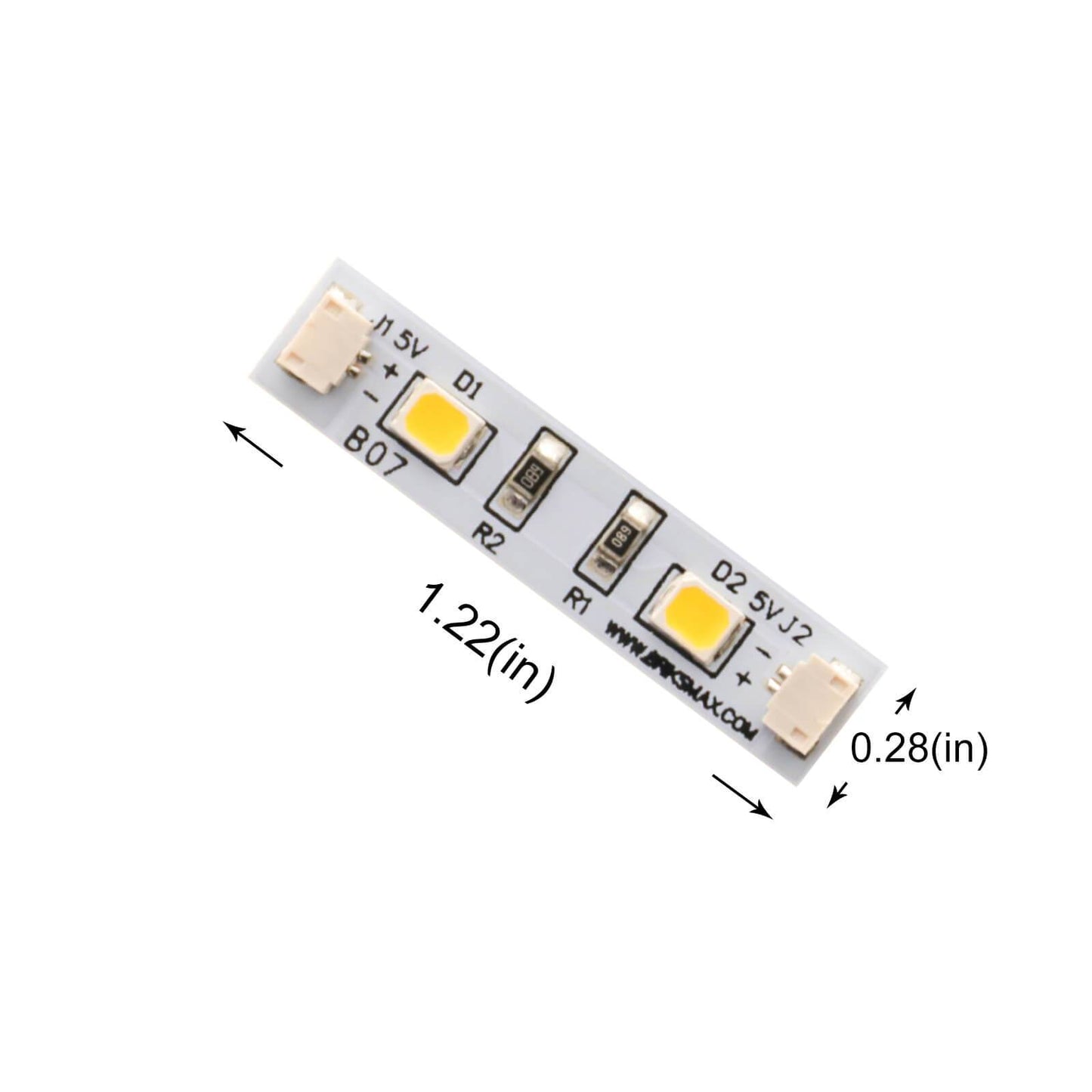1*4 Lego Brick Strip Lights (Warm White , Three Pack) — Version 2.0