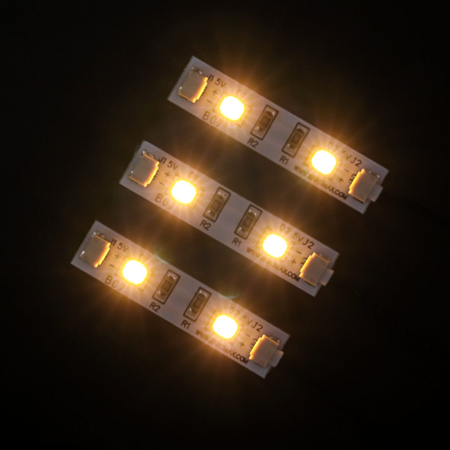 1*4 Lego Brick Strip Lights (Warm White , Three Pack) — Version 2.0