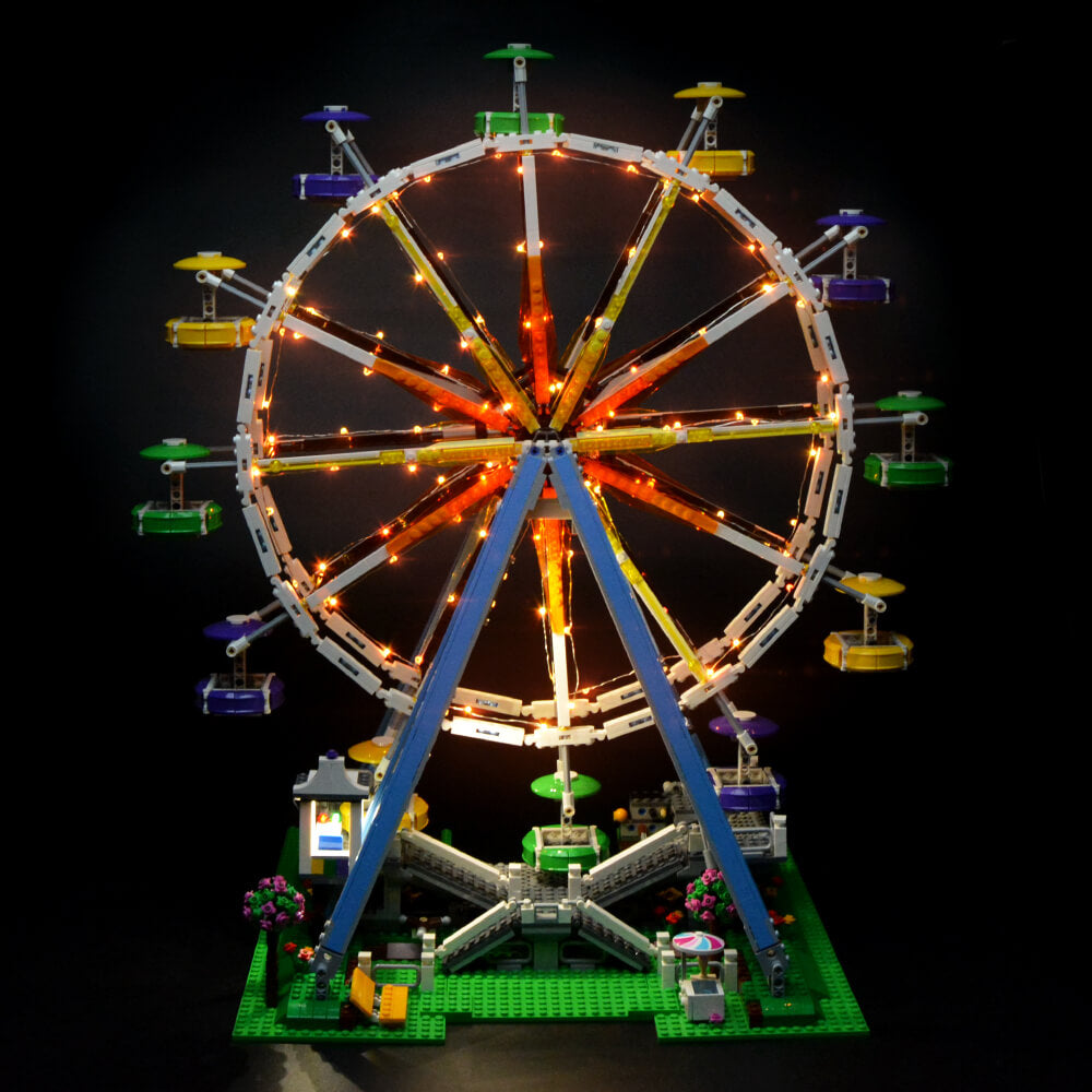 Briksmax Light Kit For Creator City Street Ferris Wheel Model 10247