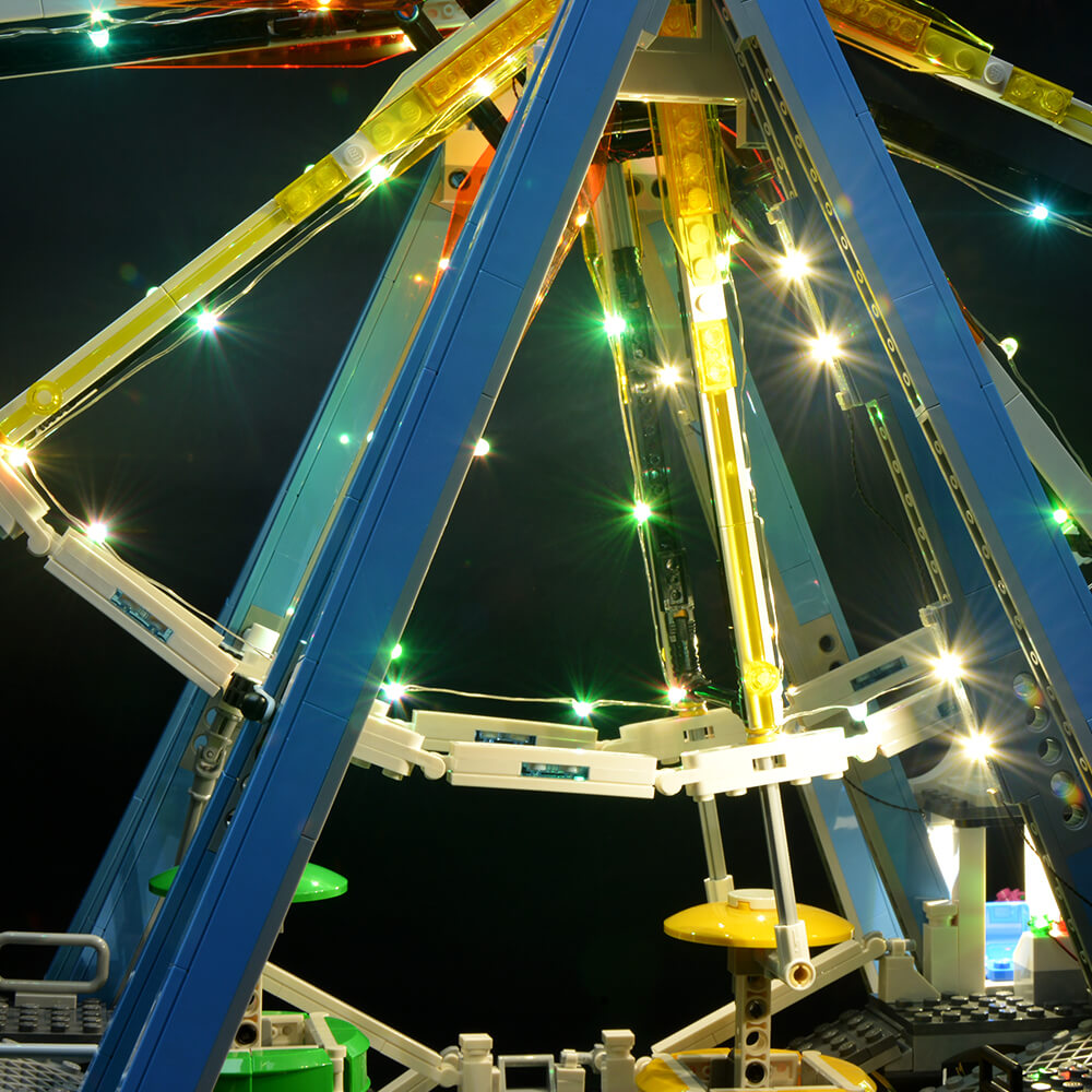 Briksmax Light Kit For Creator City Street Ferris Wheel Model 10247