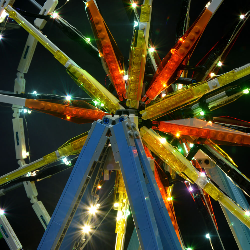 Briksmax Light Kit For Creator City Street Ferris Wheel Model 10247