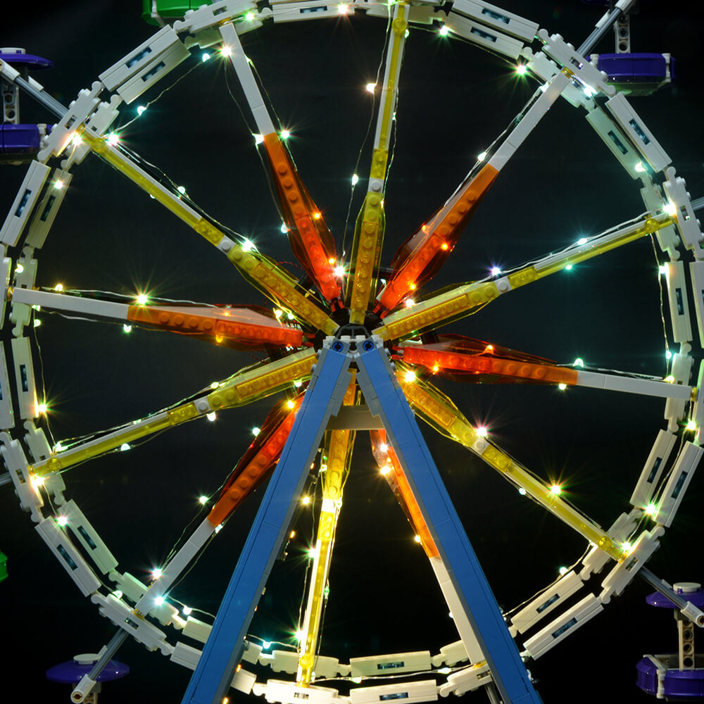 Briksmax Light Kit For Creator City Street Ferris Wheel Model 10247