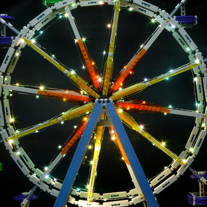 Briksmax Light Kit For Creator City Street Ferris Wheel Model 10247